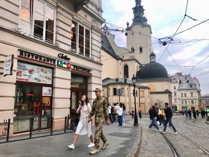 Lviv war walk May 2022