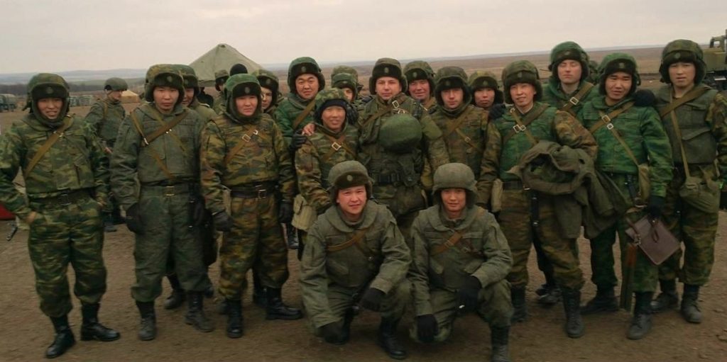 Soldiers of the Russian 5th Armored Brigade from Buryatiya fighting in the Donbas, 2014 (Source-InformNapalm).jpg