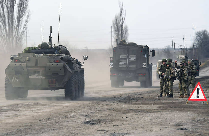 Russian troops in Ukraine, February 2022. Photo: kommersant.ru