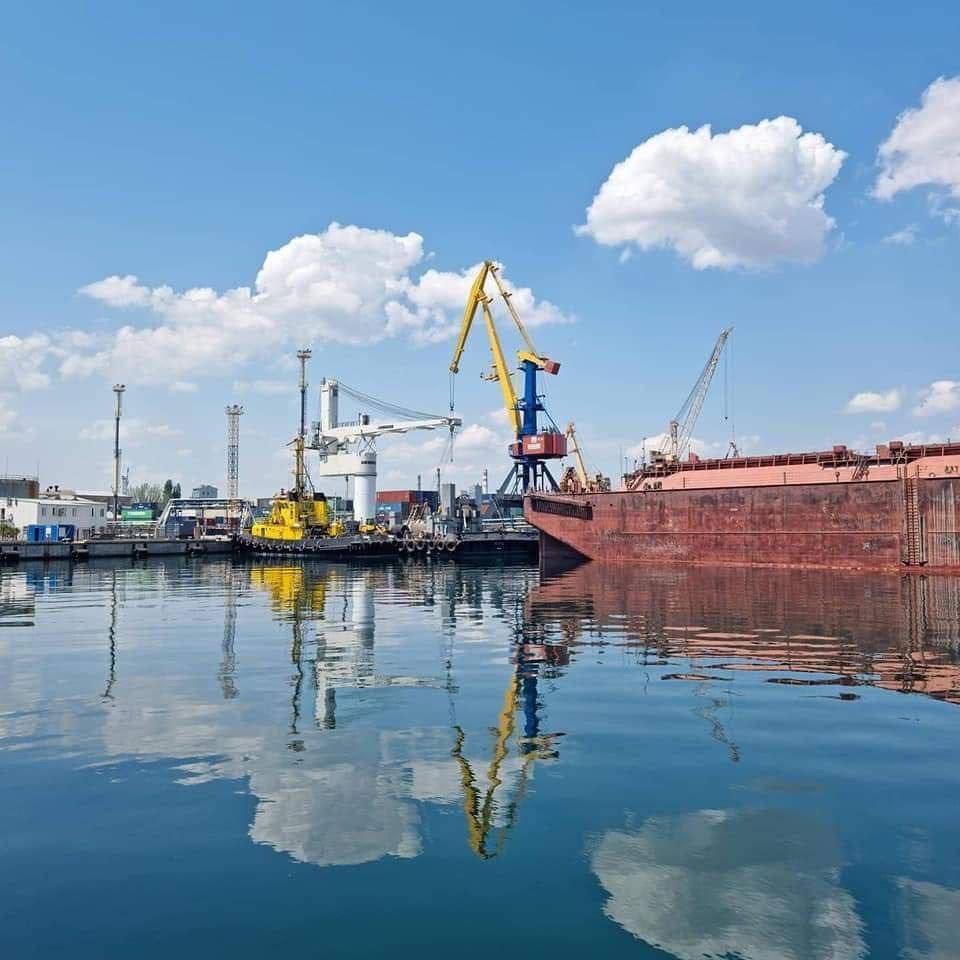 Port in Odesa.