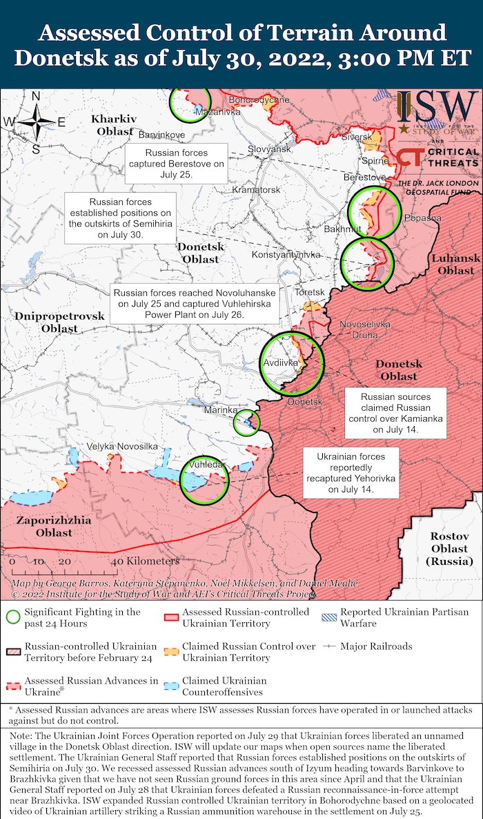 Russo-ukrainian War, Day 158: Mandatory Evacuation Of The Donetsk 