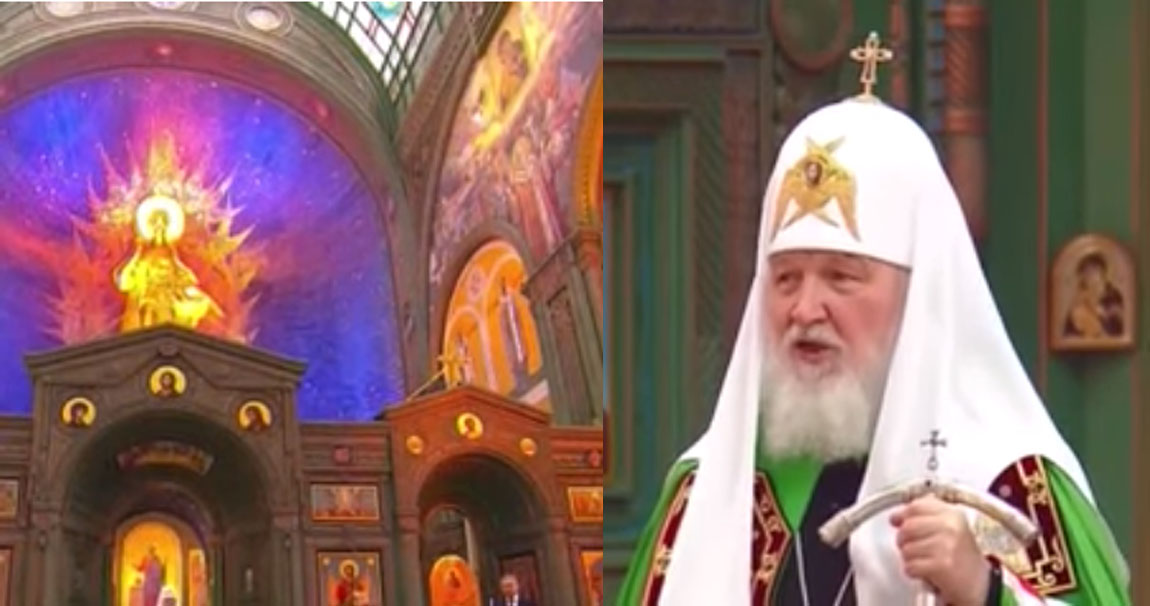 Russian world ideology kirill blesses soldiers