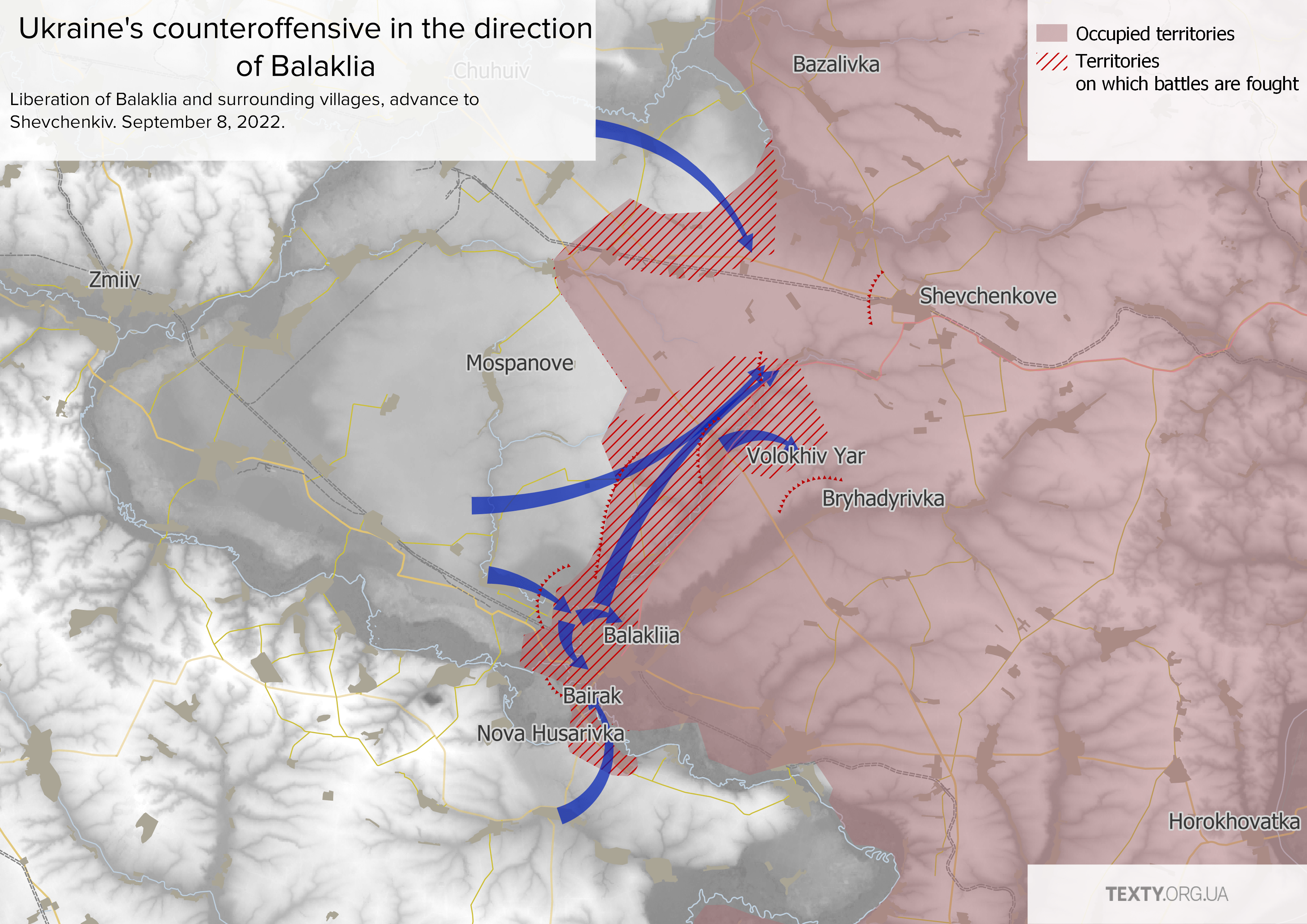 ukrainian counteroffensive Balakliya