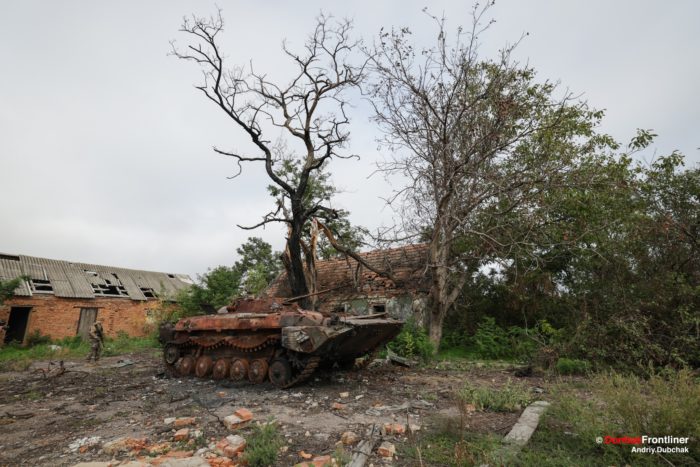 Russian troops abandon IFV