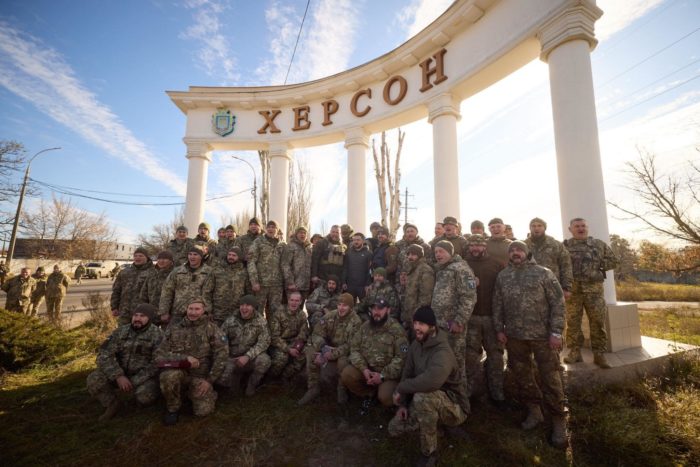 Zelenskyy in Kherson