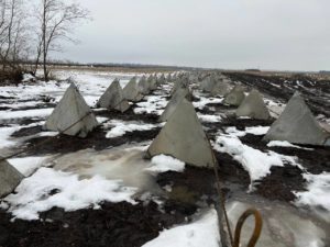 dragons teeth tank traps Russia