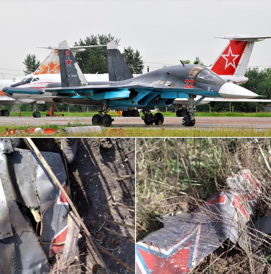 Ukraine Shoots Down Russian SU-34 Jet, EXCLUSIVE Images Of The Precise  Moment When Jet Was Shot Down 