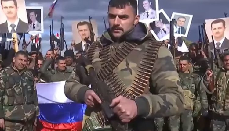 syrian volunteers sign up russian war in ukraine