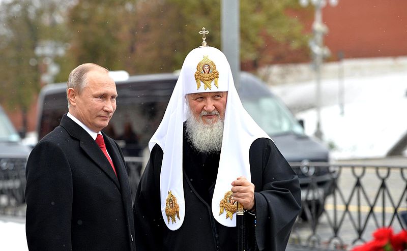 Vladimir Putin and Patriarch Kirill