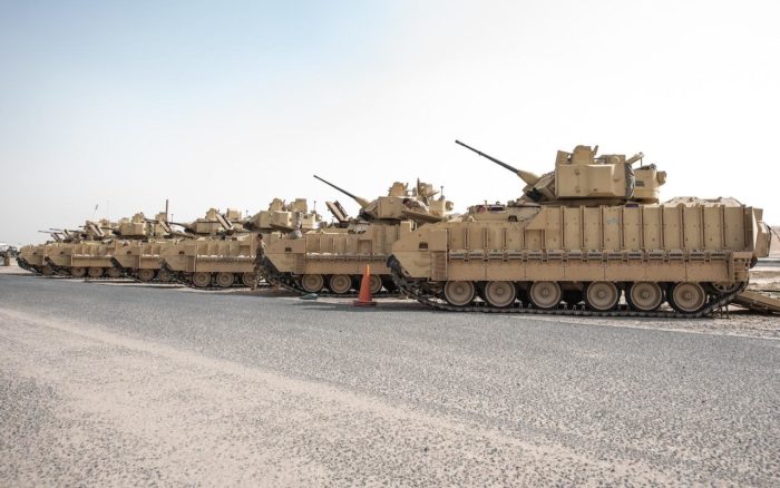 bradley infantry fighting vehicles