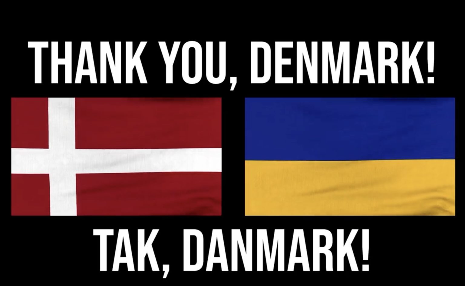 ukraine ministry defense gratitude denmark