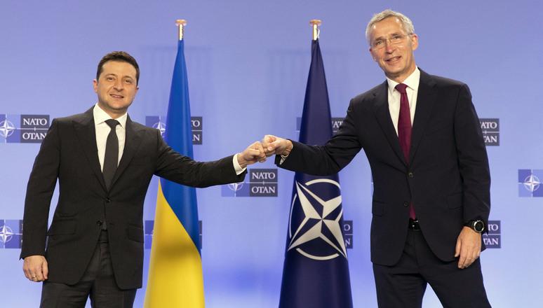 ukrainian president zelenskyy nato secretary general jens stoltenberg russia ukraine nato