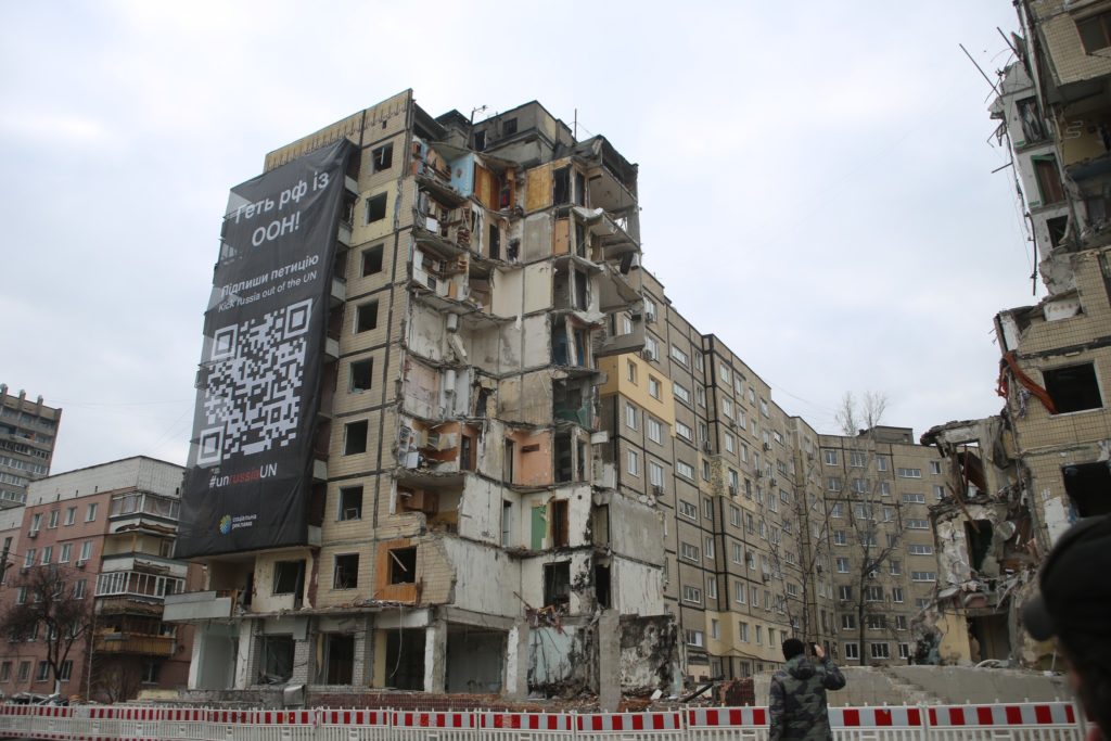 Dnipro flats apartment destroyed