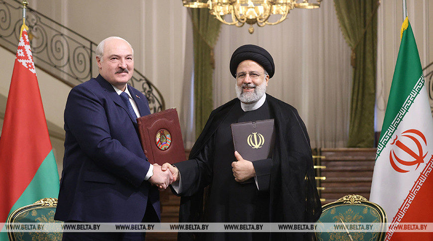 Belarus Iran raisi lukashenka
