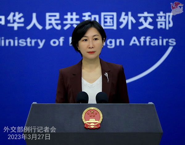 China's Foreign Ministry spox