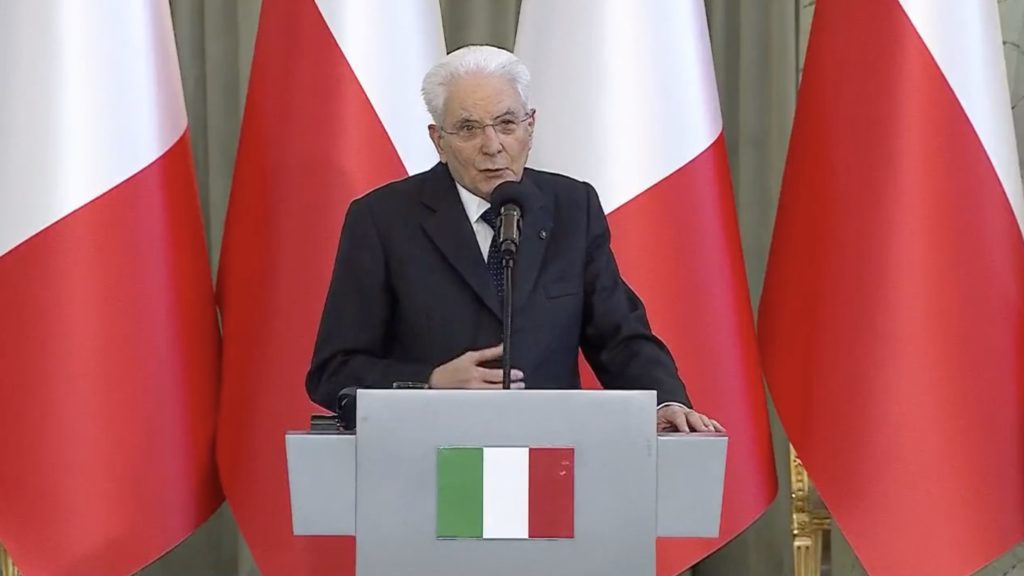 italian president sergio mattarella support to ukraine talks poland duda