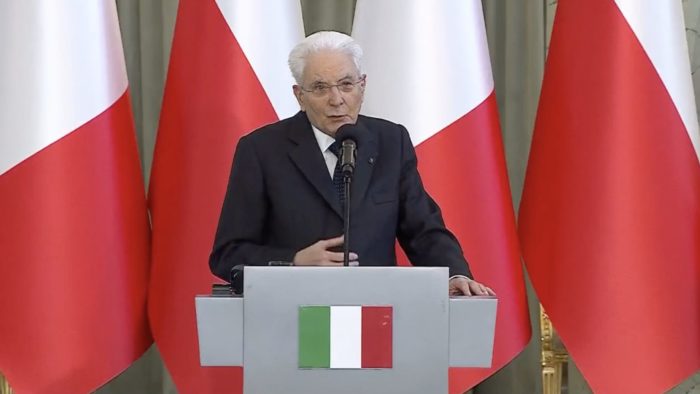 italian president sergio mattarella support to ukraine talks poland duda