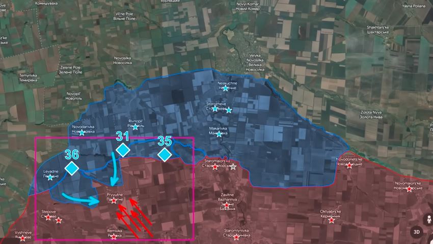 Staromaiorske Ukraine counteroffensive 