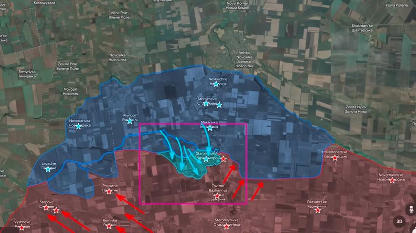 Staromaiorske Ukraine counteroffensive 