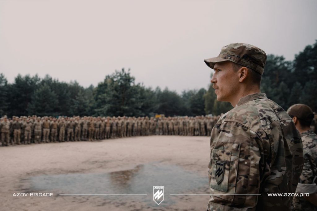 Denys Prokopenko (callsign Redis), commander of the Azov Regiment