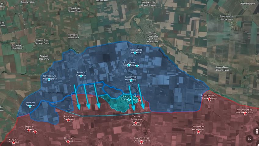 Staromaiorske Ukraine counteroffensive 