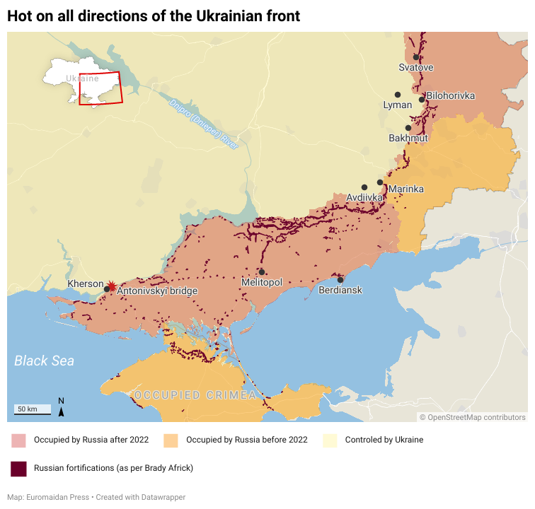 Ukraine's counteroffensive Russians attack fights