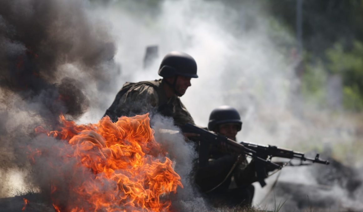 Ukrainian soldiers