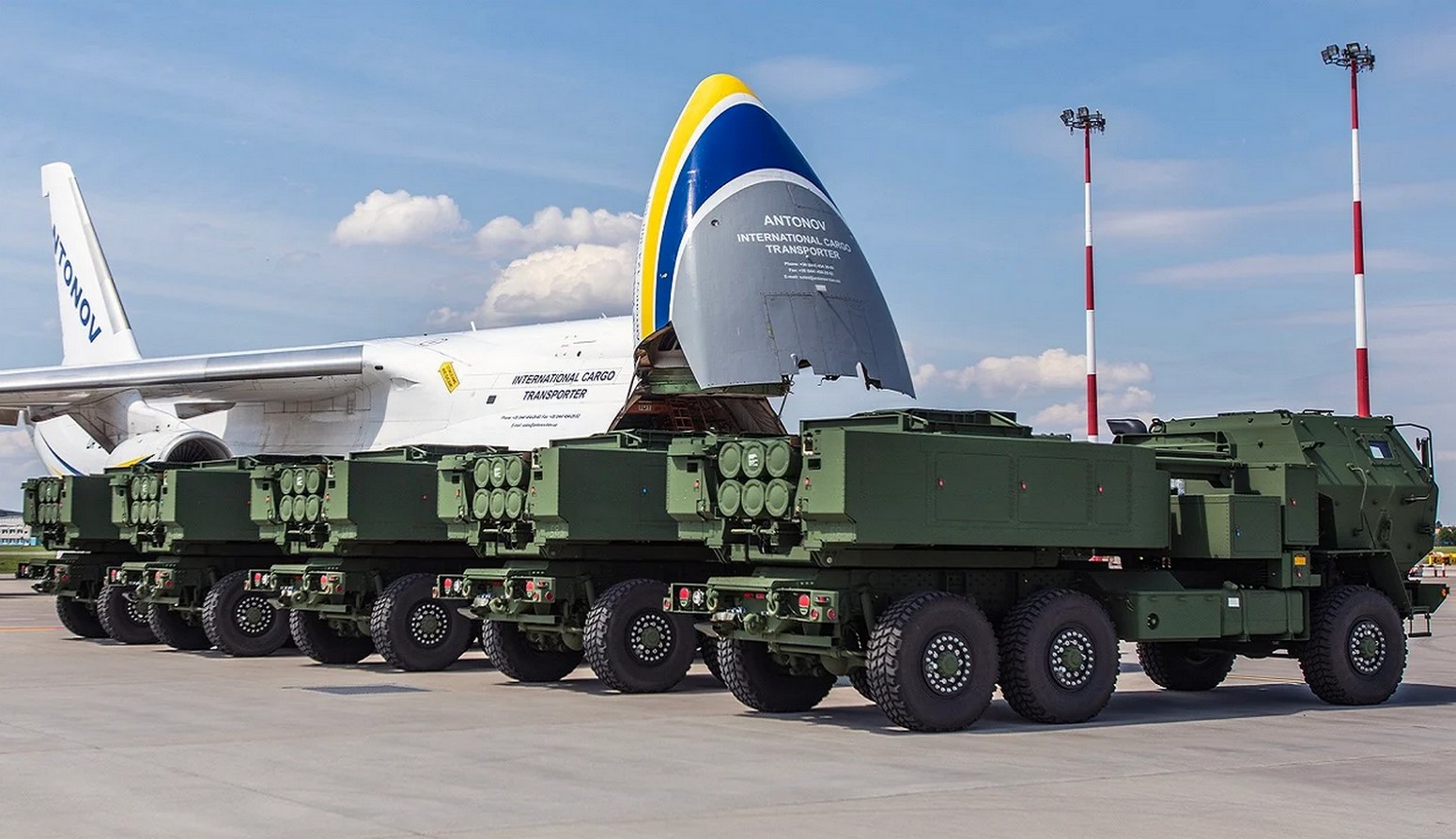Himars in Ruslan delivered to Poland ukrainian plane