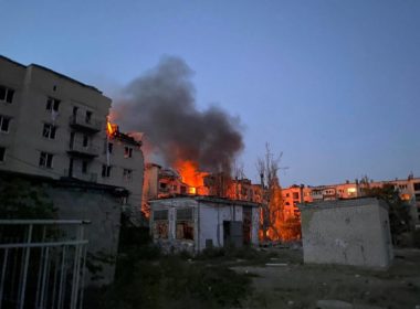 The aftermath of Russian missile attack on Pokrovsk city in Donetsk Oblast.