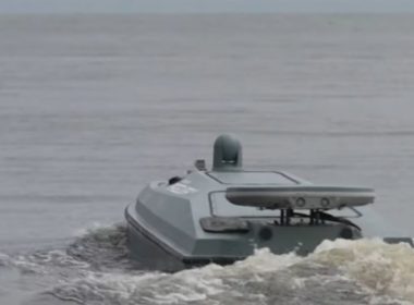 Ukrainian kamikaze drone Magura V5. Screenshot from CNN video