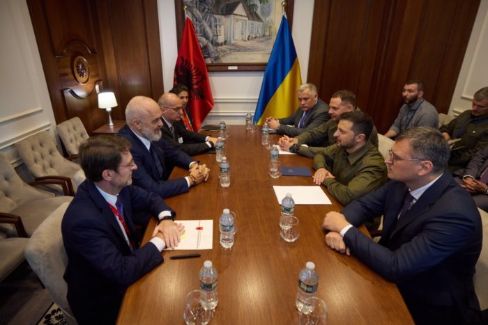 Edi Rama and Volodymyr Zelenskyy