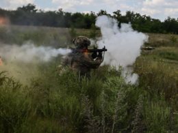 Ukrainian soldier