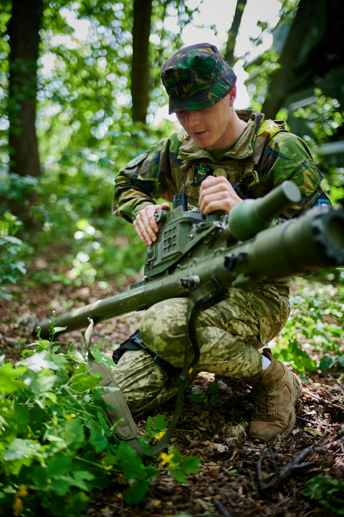 Ukrainian soldier