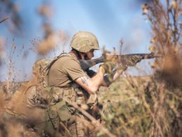 Ukrainian soldier