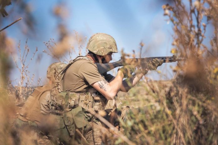 Ukrainian soldier