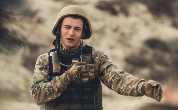 Ukrainian soldier combat injuries