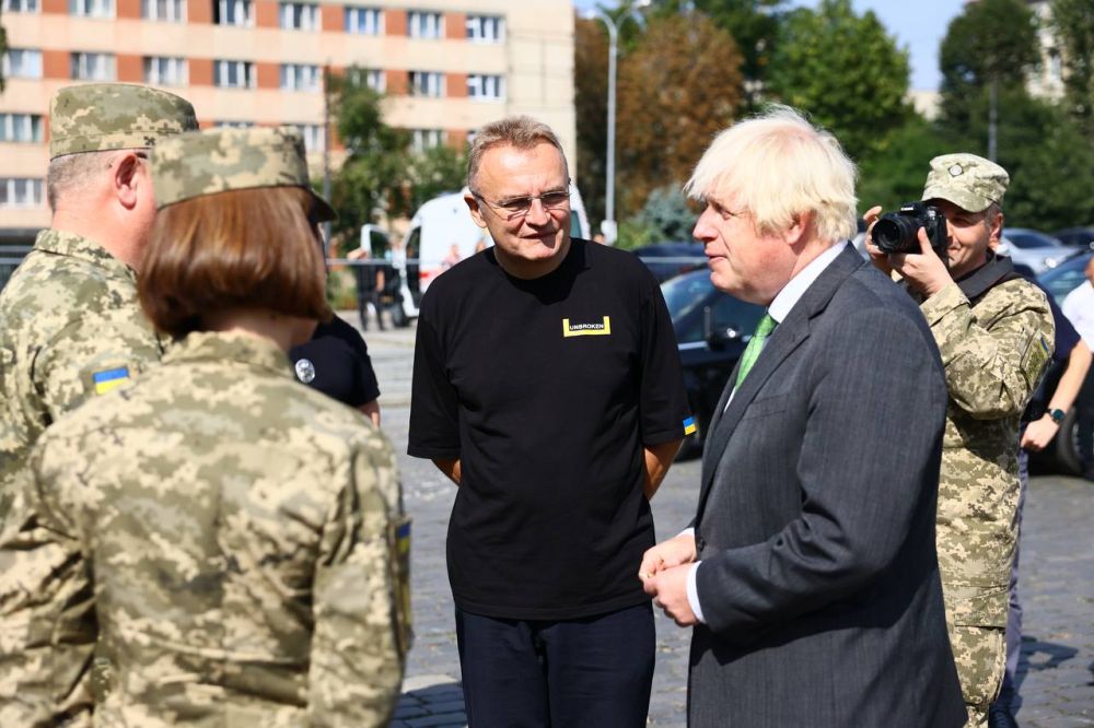 Former Uk Prime Minister Johnson Visited Two Ukrainian Cities Paid