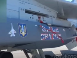 bbc ukraine can now target military airfields russia storm shadow cruise missiles ukrainian su-24 bomber carrying british-supplied missile screenshot from military's video ukrainian-su-24-carrying-uk-storm-shadow-missile