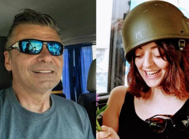 Anthony Ihnat and Emma Igual died in the attack. Photo Road of Relief, @DefenceU.