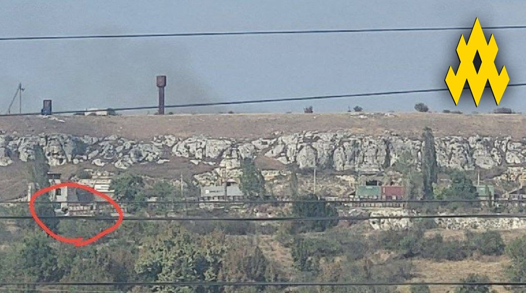 A secret Russian military depot near occupied Simferopol, in Crimea. Source: Atesh 