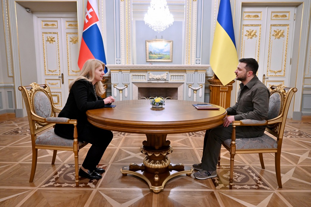Prezidentka Slovenska Čaputová vyzvala spojencov, aby na Ukrajinu poslali viac systémov protivzdušnej obrany.