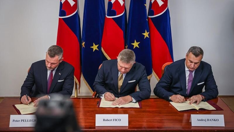 Slovenská koaličná dohoda znižuje podporu Ukrajine