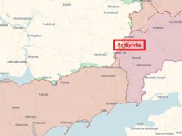 Avdiyivka on the map