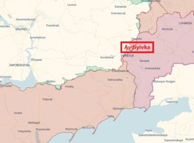 Avdiyivka on the map