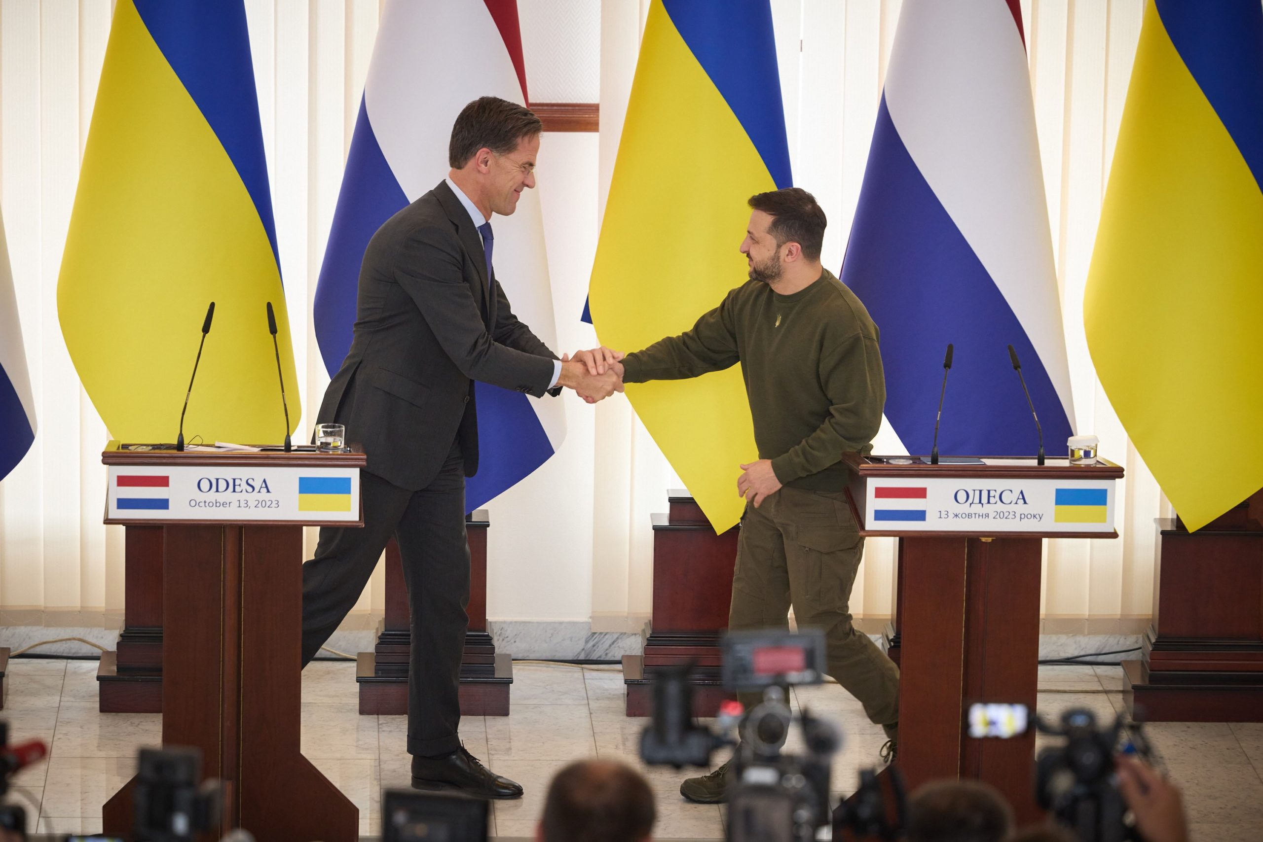 Dutch PM announces more Patriot missiles, patrol boats during visit to Odesa