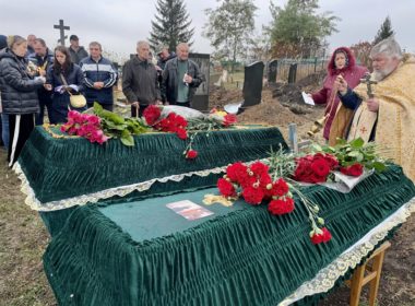 Funeral Hroza Russian missile strike
