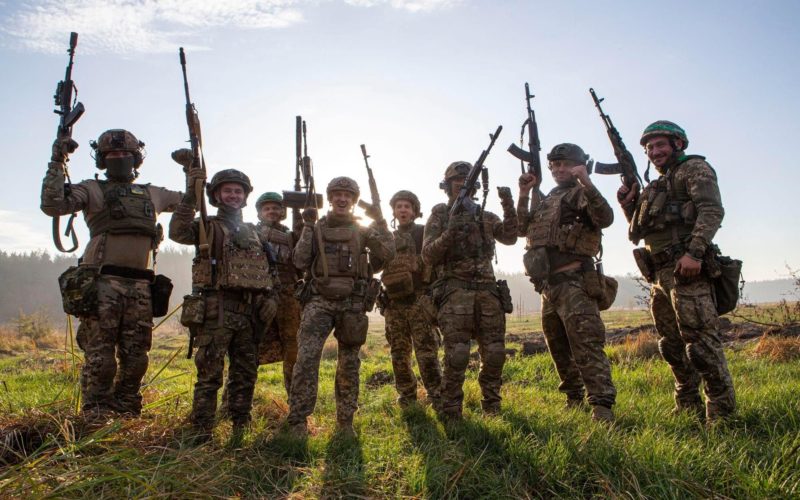 Ukrainian soldiers