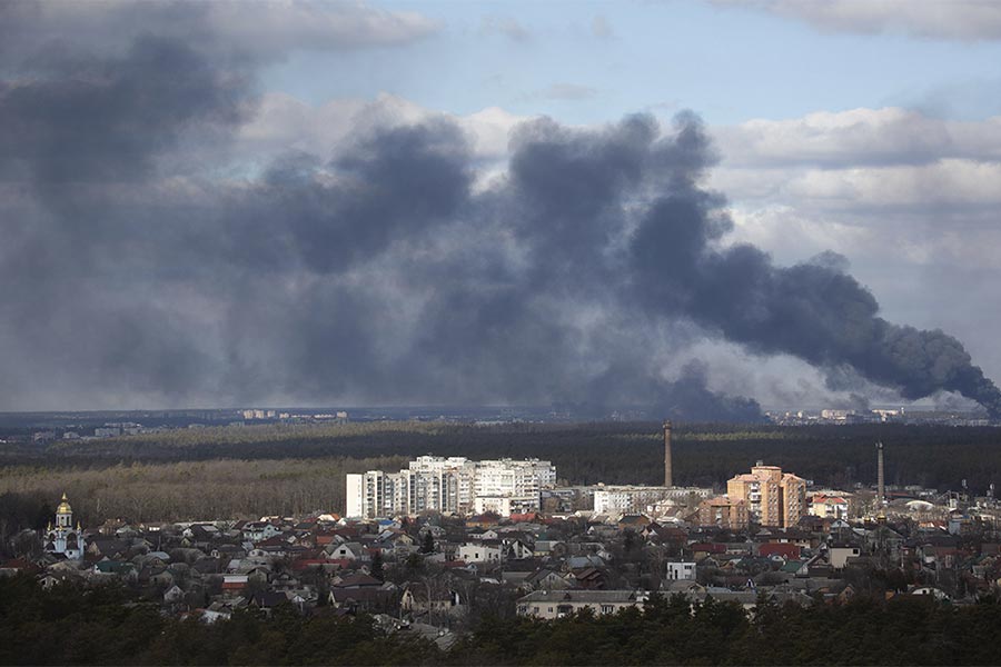 Russian damage of Ukraine's environment