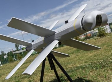 The ZALA Lancet, an unmanned aerial vehicle (UAV) and loitering munition developed by the Russian company ZALA Aero Group for the Russian Armed Forces.