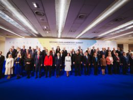 Participants of the Second Parliamentary Summit of the Crimea Platform in Prague. Credit:
